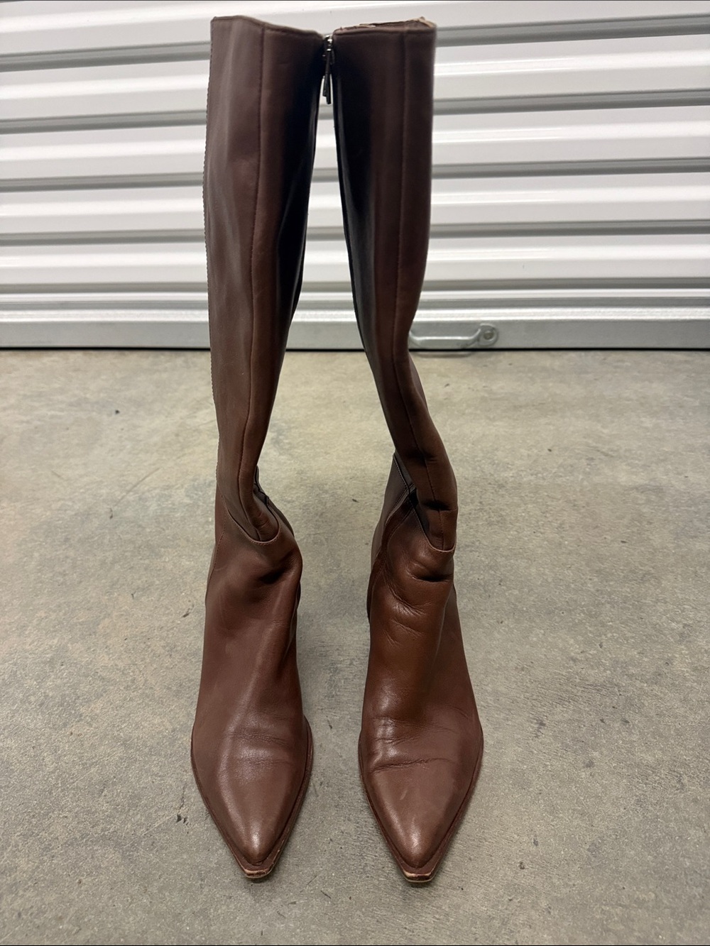 Dolce Vita Brown under the Knee Pointed-Toe Boots